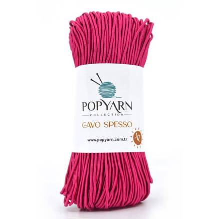 Yarn Cavo Spesso Popyarn, fuchsia (12)