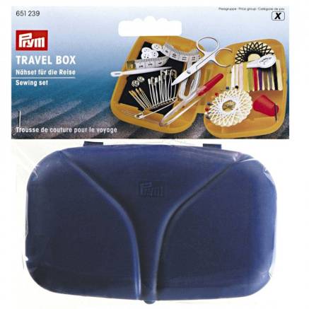 Travel sewing kit in a box 80*130*20mm, Prym, (651239)