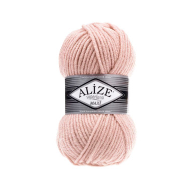 Пряжа Alize Superlana Maxi кристально-розовый (523)