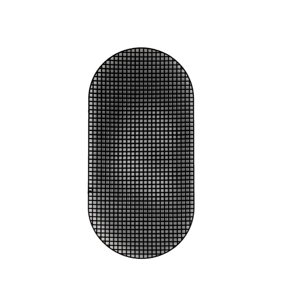Plastic canvas oval 30*15 cm, black (KR033) Plastic canvas oval 30*15 cm, black (KR033)
