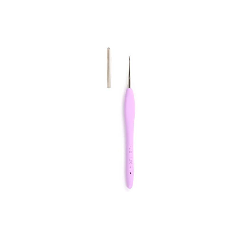 Гачок для в'язання Clover Amour Crochet Hook №1,0 мм (1223)