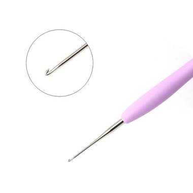 Крючок для вязания Clover Amour Crochet Hook №1,0 мм (1223)
