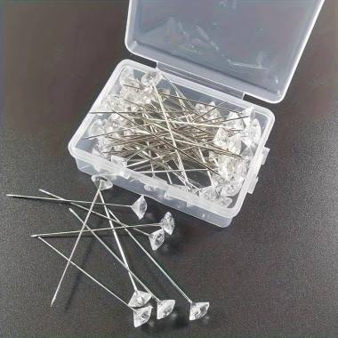 Set of 5.2 cm diamond head studs 50 pcs.