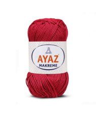 Polypropylene cord Makreme Ayaz, red (1207)