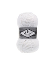 Yarn Alize Superlana Maxi white (55)
