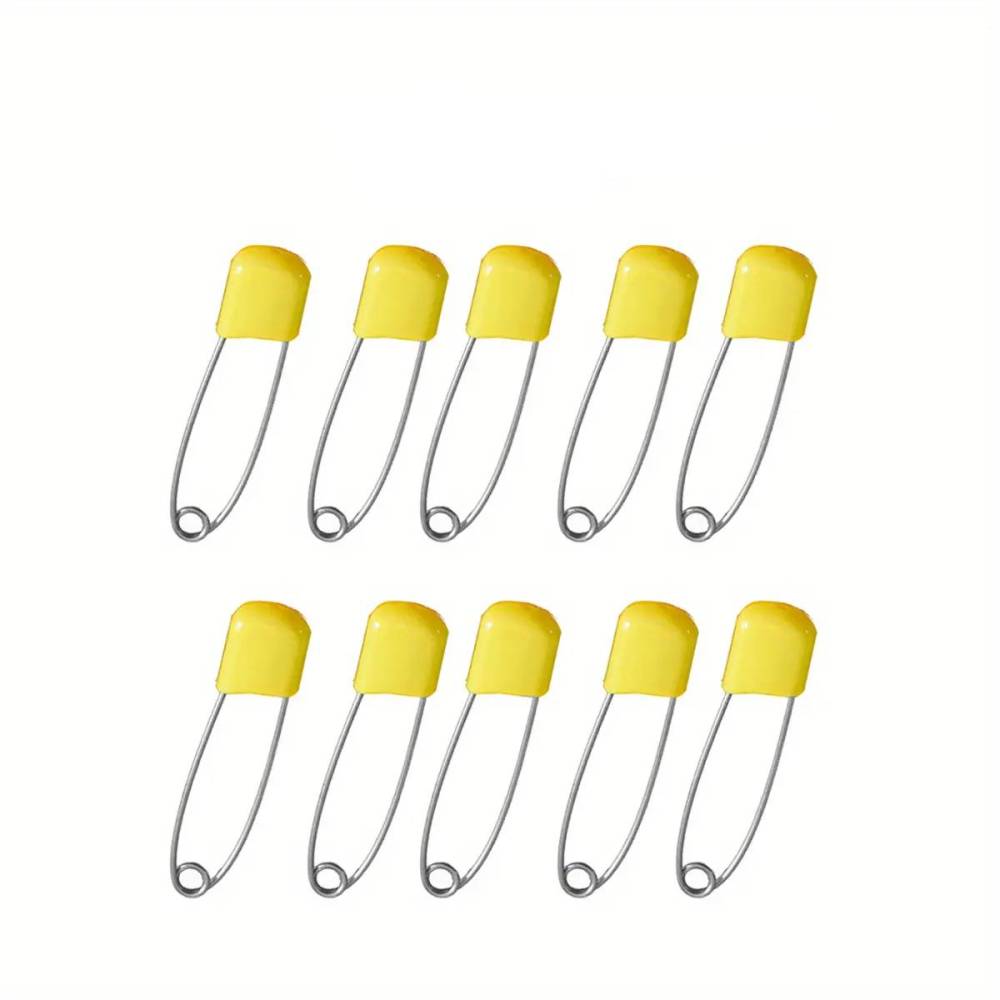 Safety pin yellow 4 cm