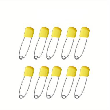 Safety pin yellow 4 cm