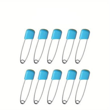 Safety pin blue 4 cm