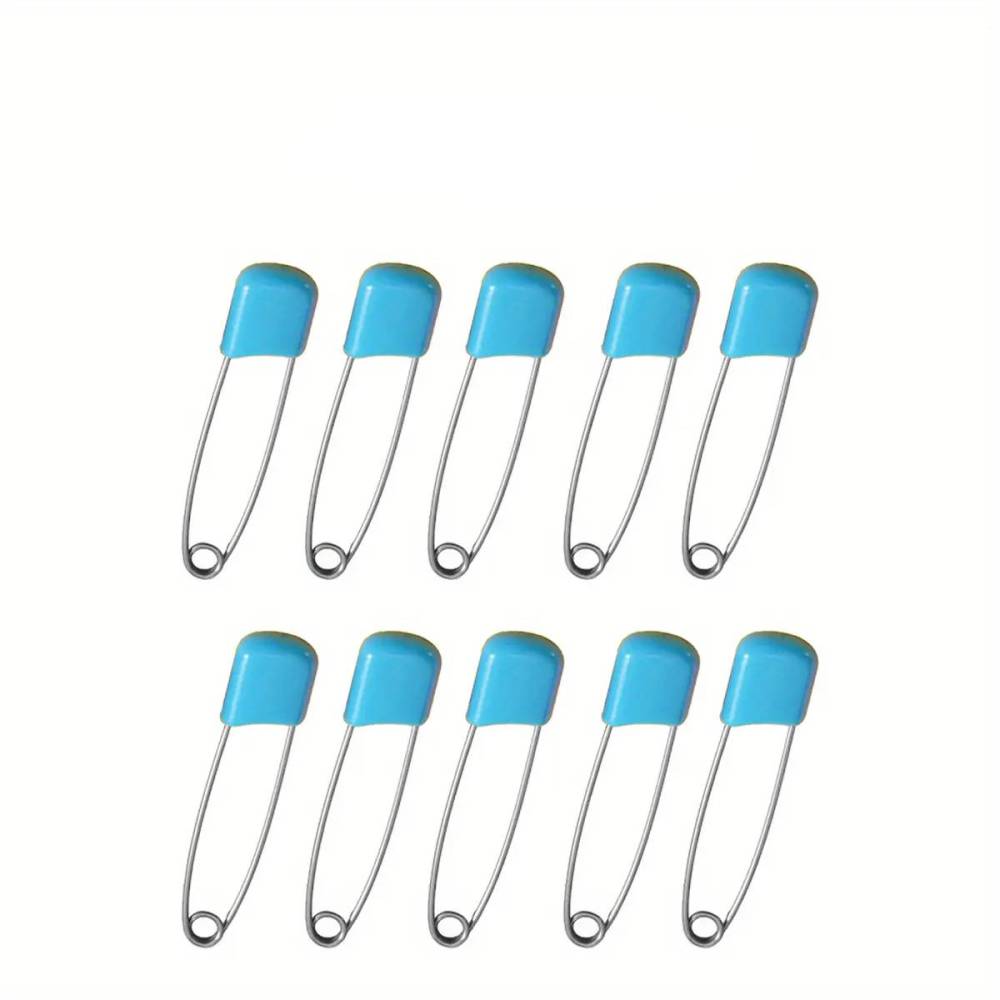 Safety pin blue 4 cm