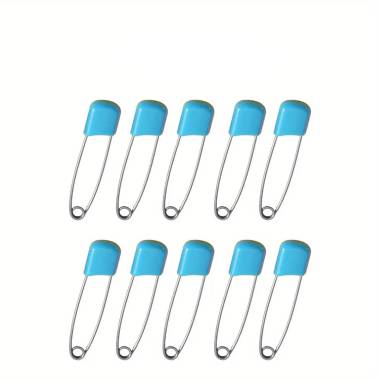 Safety pin blue 4 cm