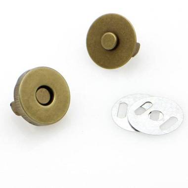 Magnetic button 14 mm - bronze