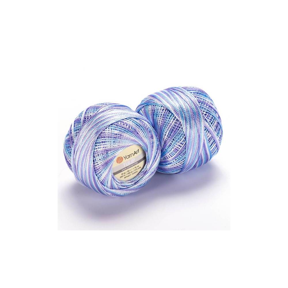 Yarn YarnArt Tulip melange lilac-blue (449) Yarn YarnArt Tulip melange lilac-blue (449)