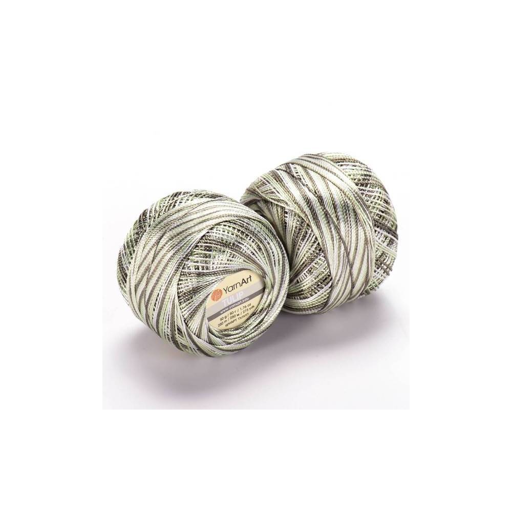 Yarn YarnArt Tulip melange green (451) Yarn YarnArt Tulip melange green (451)