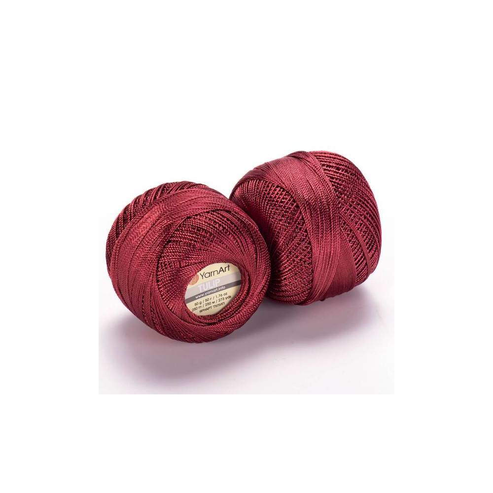 Пряжа YarnArt Tulip бордовий (422) Пряжа YarnArt Tulip бордовий (422)