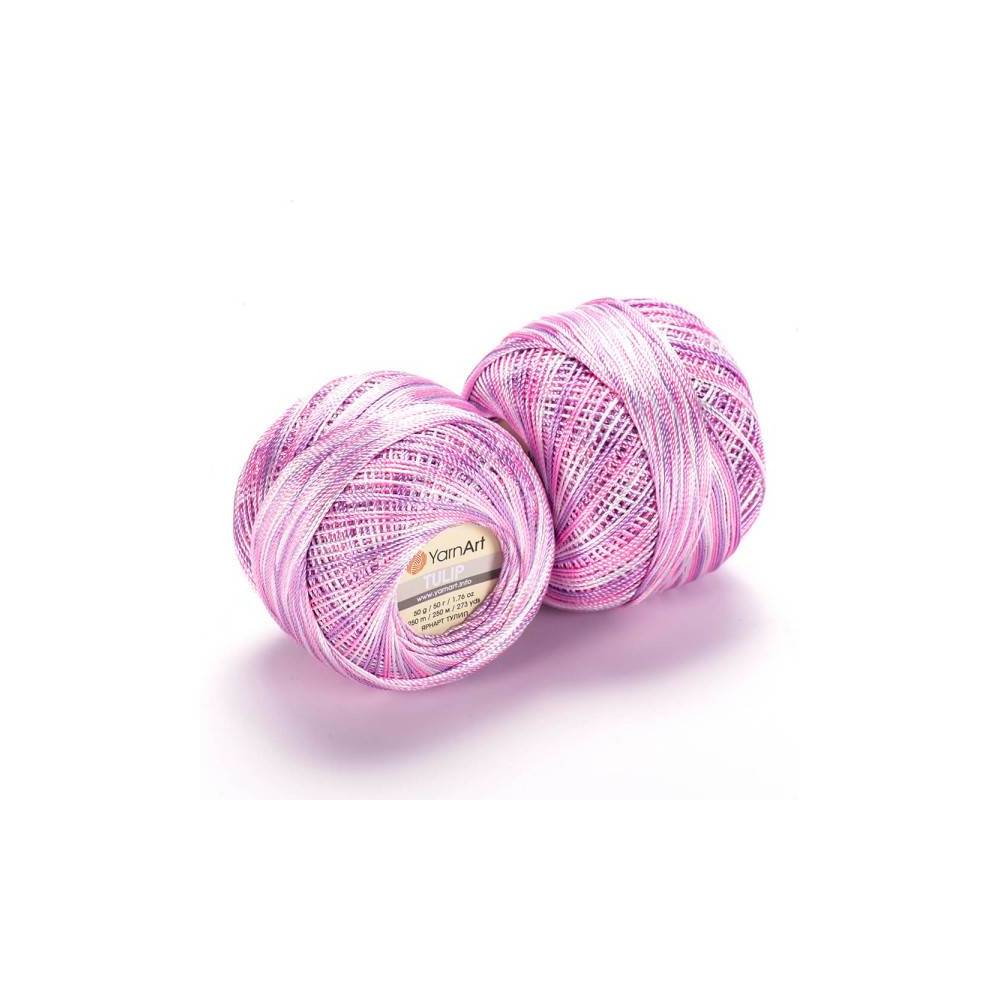 Yarn YarnArt Tulip melange lilac-pink (458) Yarn YarnArt Tulip melange lilac-pink (458)