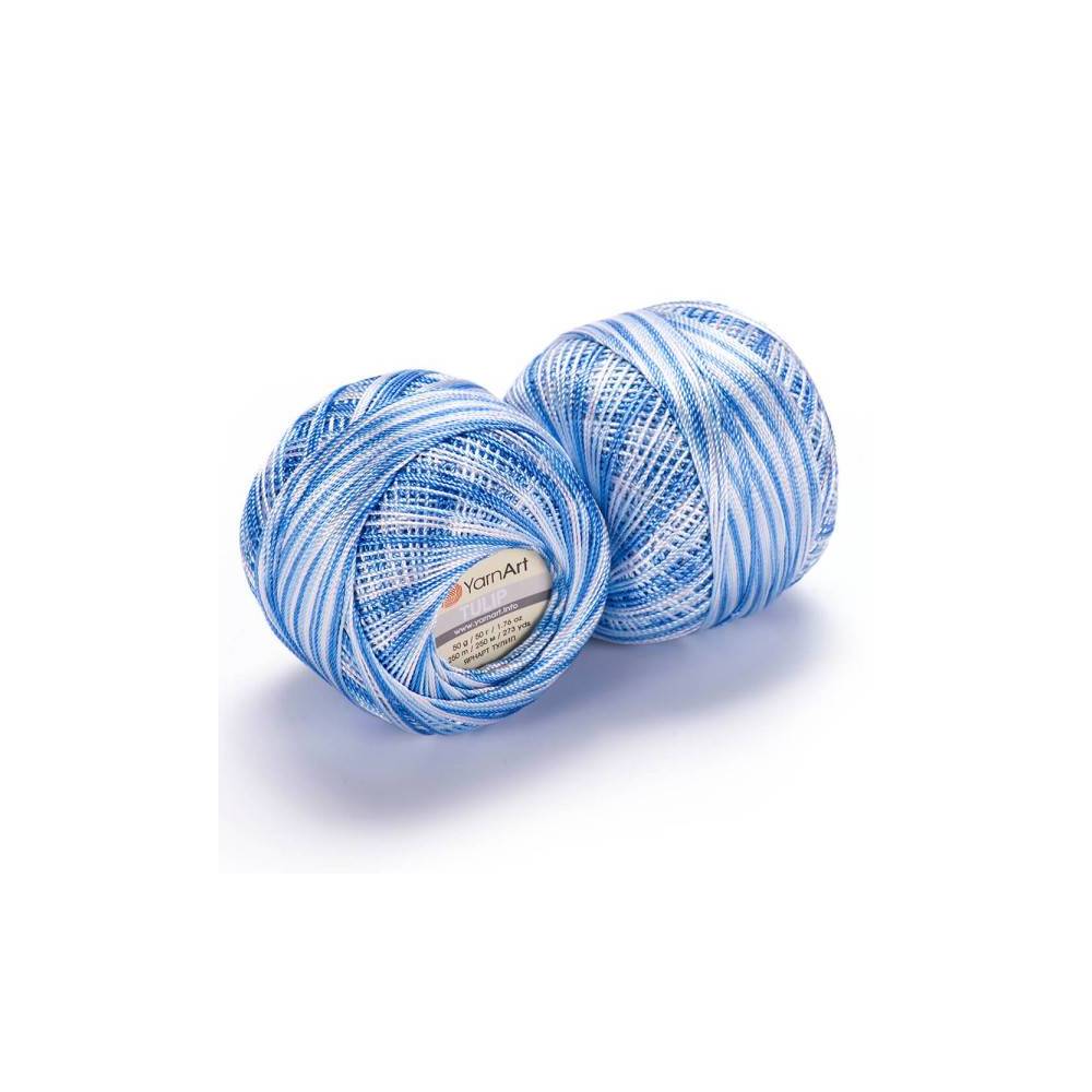 Yarn YarnArt Tulip melange blue-white (446) Yarn YarnArt Tulip melange blue-white (446)