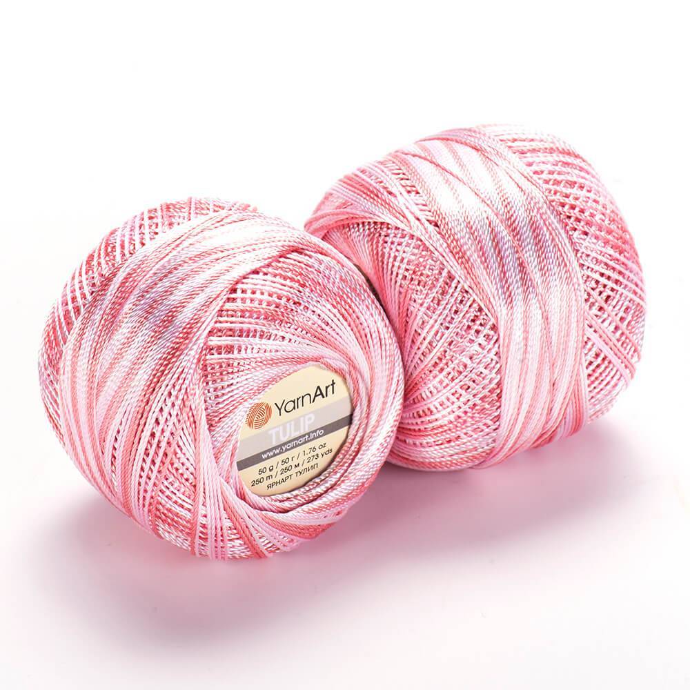 Yarn YarnArt Tulip melange pink-white (457) Yarn YarnArt Tulip melange pink-white (457)