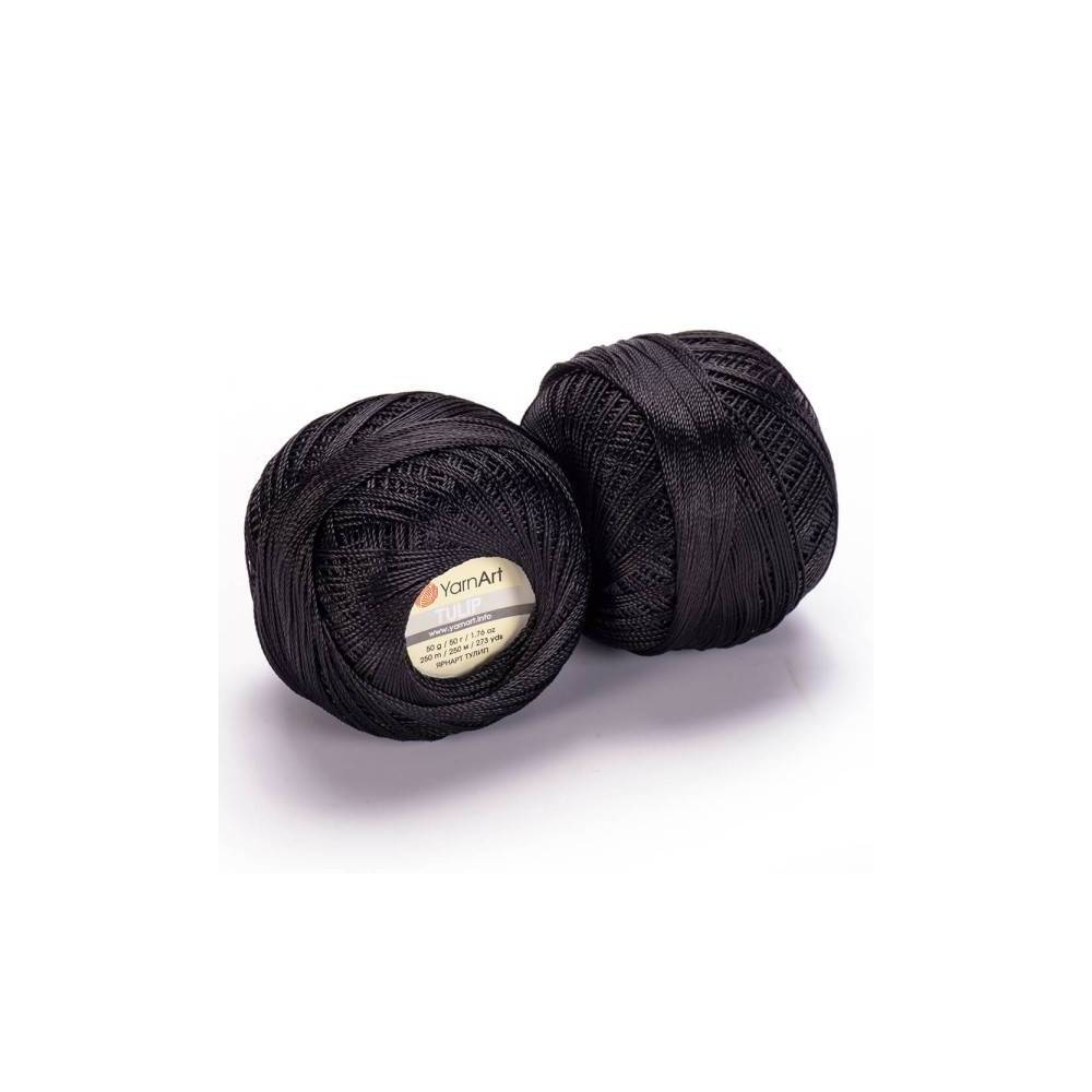Пряжа YarnArt Tulip чорний (400) Пряжа YarnArt Tulip чорний (400)