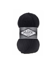 Yarn Alize Superlana Maxi black (60)
