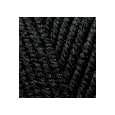 Yarn Alize Superlana Maxi black (60)
