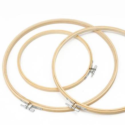 Bamboo round embroidery hoop 26 cm