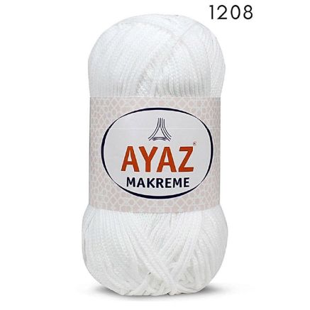 Поліпропіленовий шнур Makreme Ayaz, білий (1208)