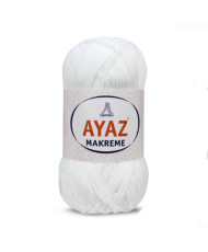 Polypropylene cord Makreme Ayaz, white (1208)