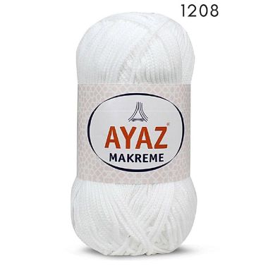 Поліпропіленовий шнур Makreme Ayaz, білий (1208)