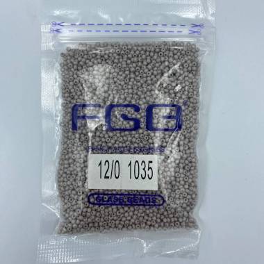 Beads 12/0 FGB - natural grey beige (1035)