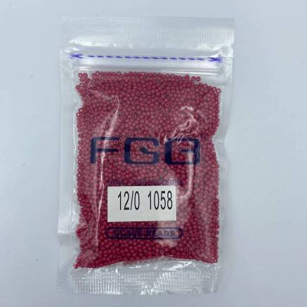 Beads 12/0 FGB - raspberry matte (1058)