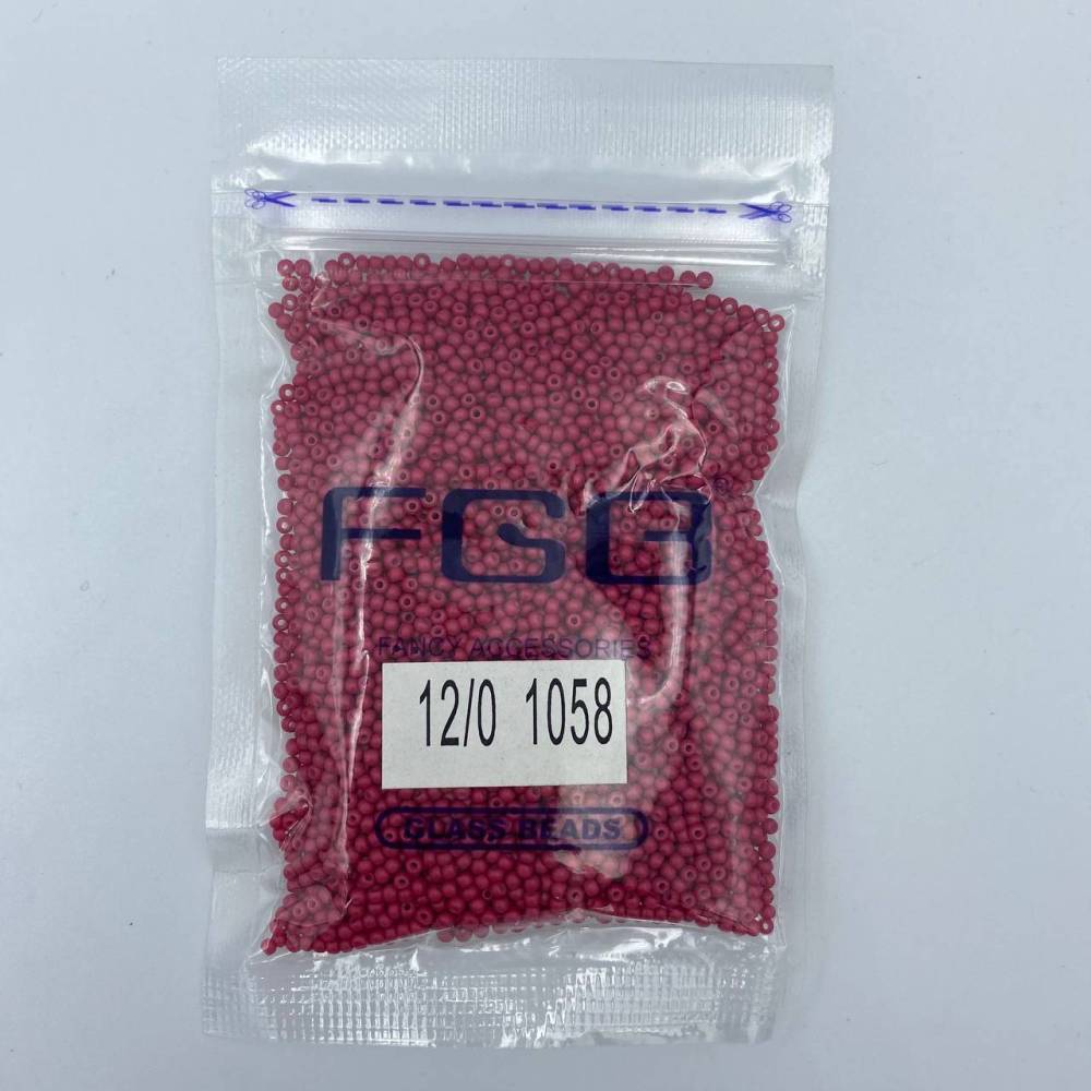 Beads 12/0 FGB - raspberry matte (1058)