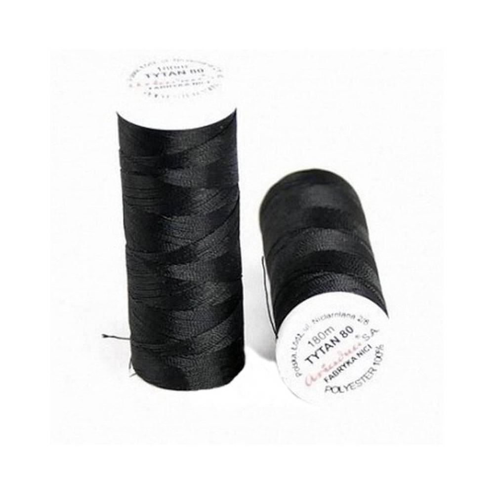 Beading thread TYTAN 100, 200 meters, black color, Ariadna (2799) Beading thread TYTAN 100, 200 meters, black color, Ariadna (2799)