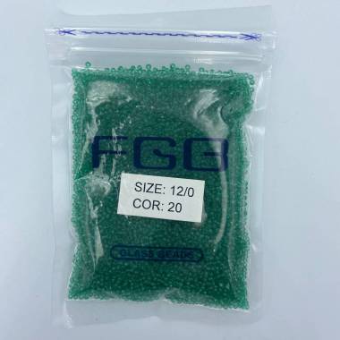Beads 12/0 FGB - emerald transparent (020)