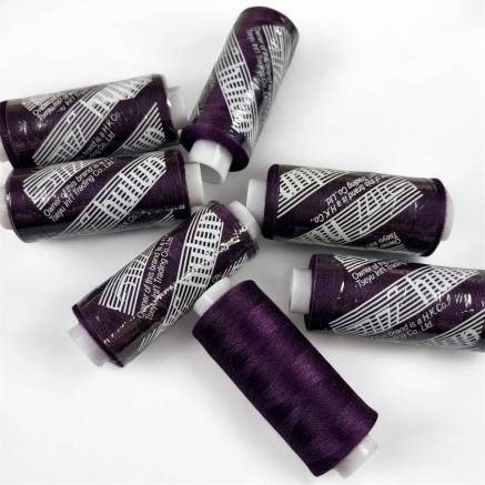 Sewing thread 40/2, 400 yards, eggplant color (174)