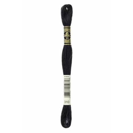 0310 floss DMC 310 Black art.117