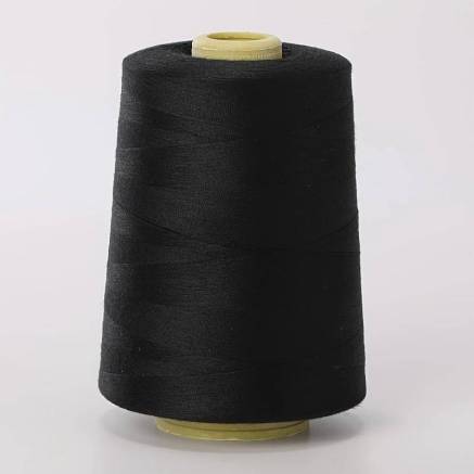 Sewing thread 40/2, 8000 yards, color black