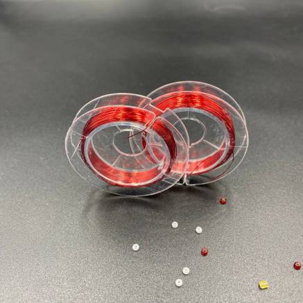 Wire for beads 0.3 mm, 10 m, red