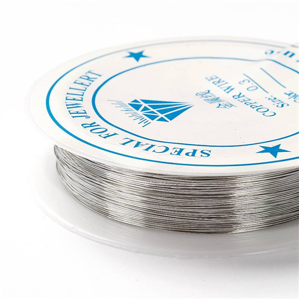 Дріт для бісеру 0,3 мм, 30м, срібло - Cooperwire