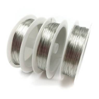 Wire for beads 0.2mm, 30m, silver (4001)