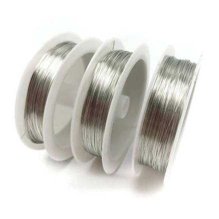 Wire for beads 0.2mm, 30m, silver (4001)