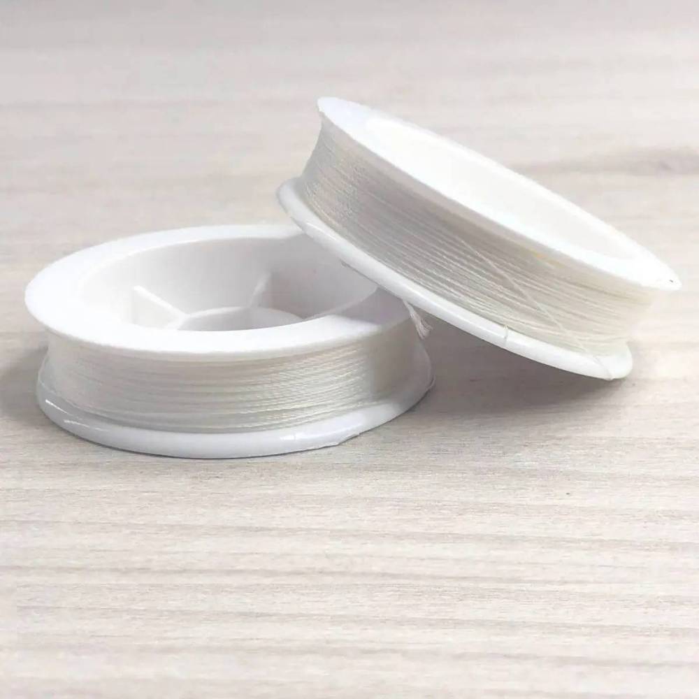 Thread for beads TYTAN 100, 0.1 mm, 100 m, No. 2500, white
