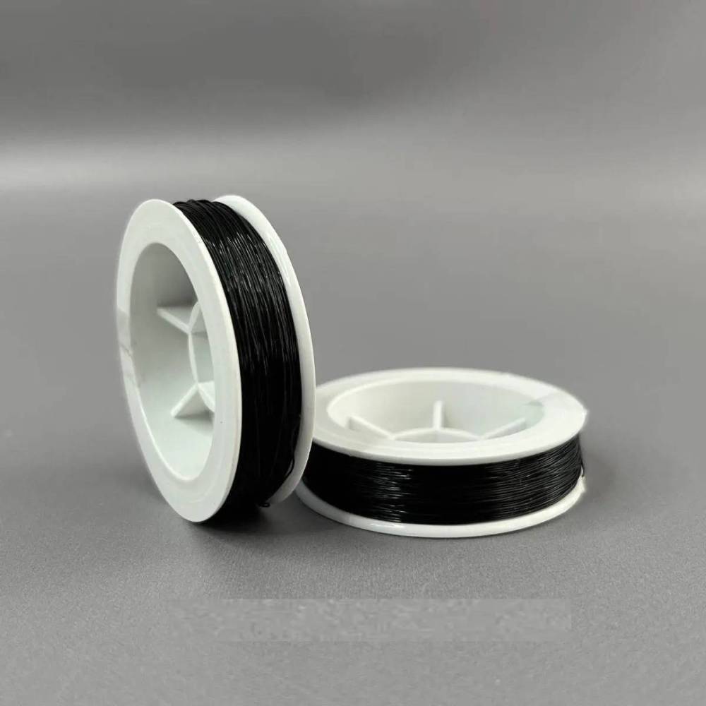 Line for beads black, 0.3 mm, 50 m