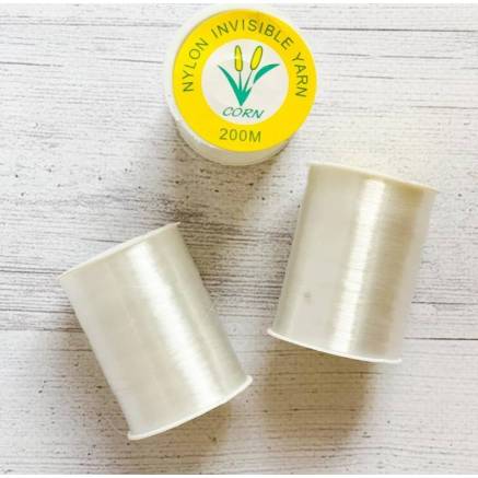 Monofilament on spool, 150 m, white