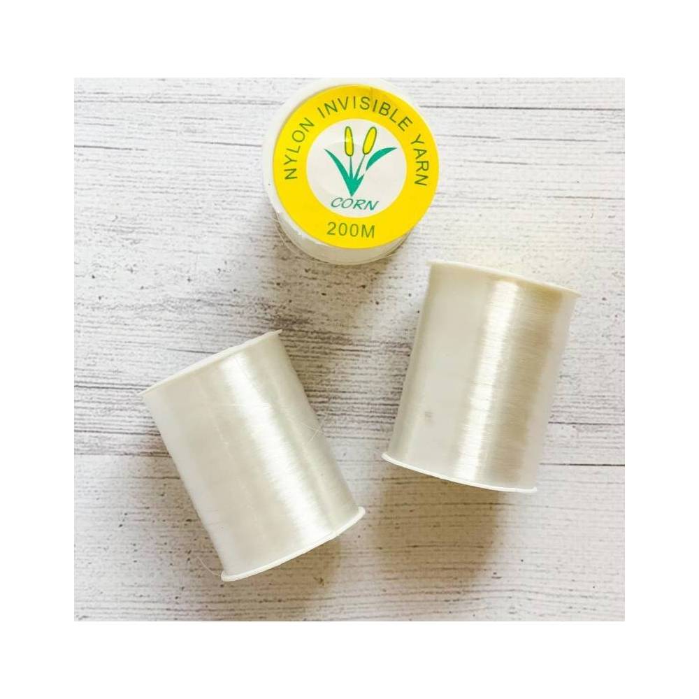 Monofilament on spool, 150 m, white