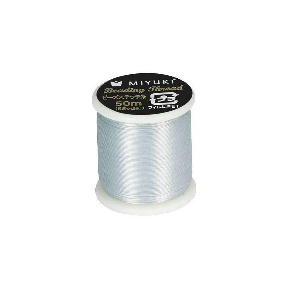 Miyuki HF10R (3) nylon beading thread, 50 m, pearl gray Miyuki HF10R (3) nylon beading thread, 50 m, pearl gray
