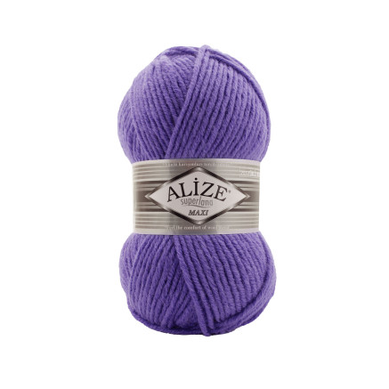 Пряжа Alize Superlana Maxi барвінок (851)