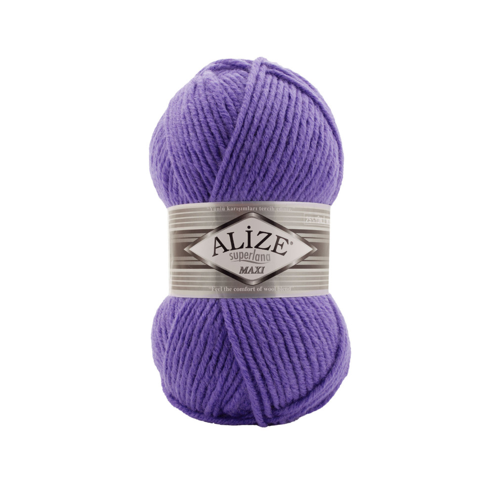 Пряжа Alize Superlana Maxi барвинок (851) Пряжа Alize Superlana Maxi барвинок (851)