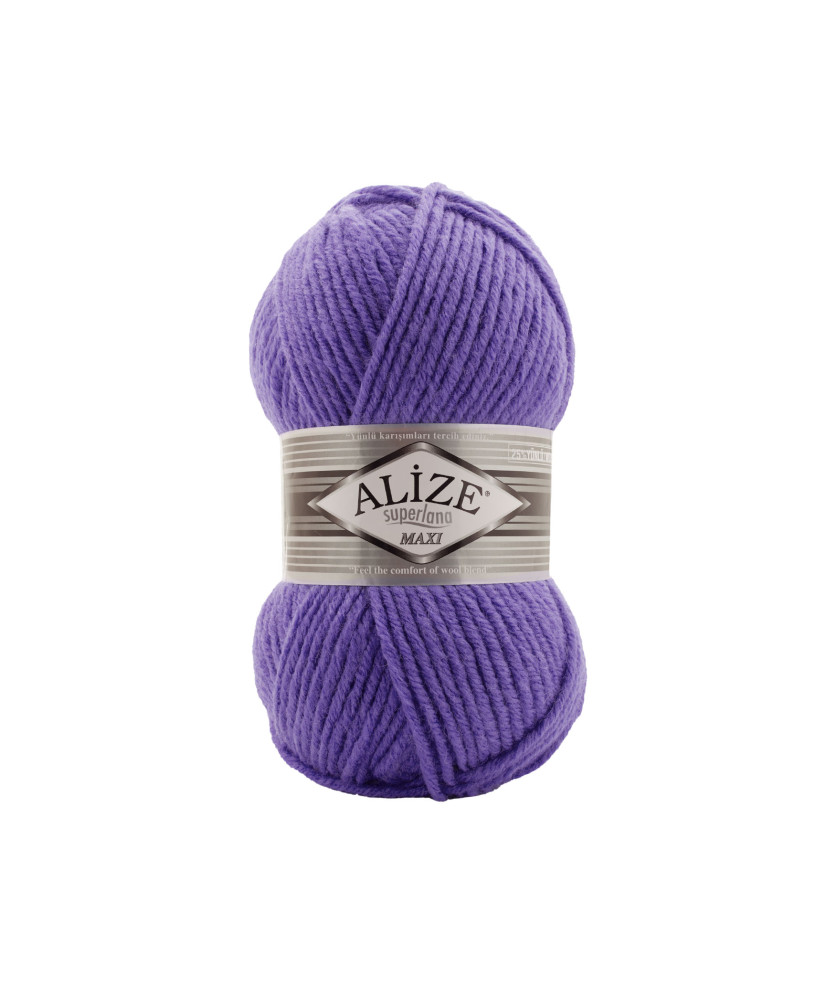 Yarn Alize Superlana Maxi periwinkle (851) Yarn Alize Superlana Maxi periwinkle (851)