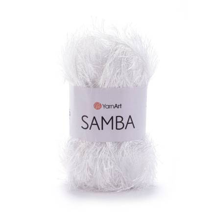 Yarn YarnArt Samba sugar white (001)