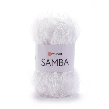 Yarn YarnArt Samba sugar white (001)